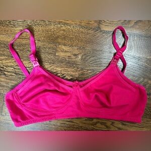 Mom to be nursing bra hot pink size 38
